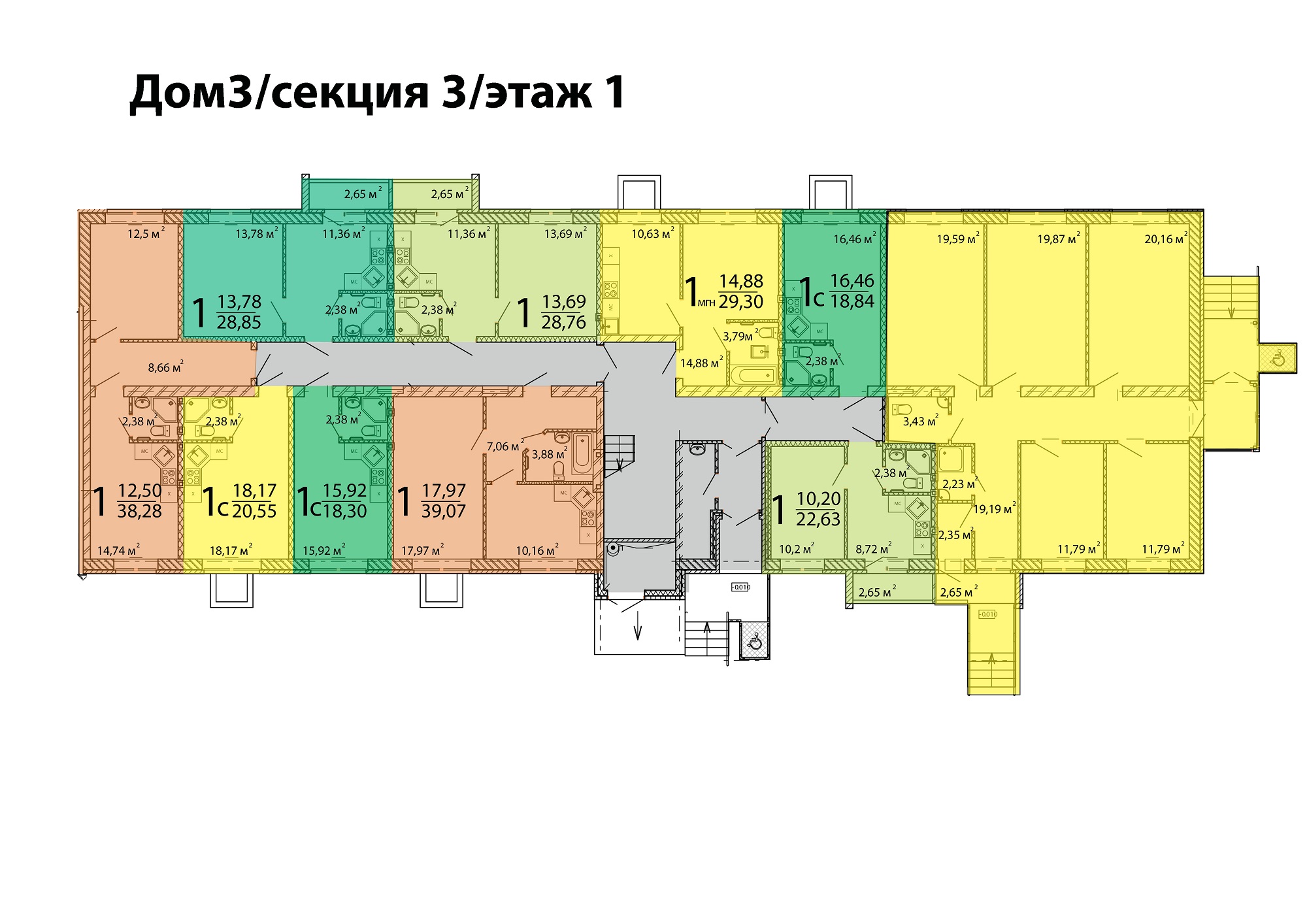 Жилой комплекс – Куба (Центральный р-н) – II очередь – СК Патриот