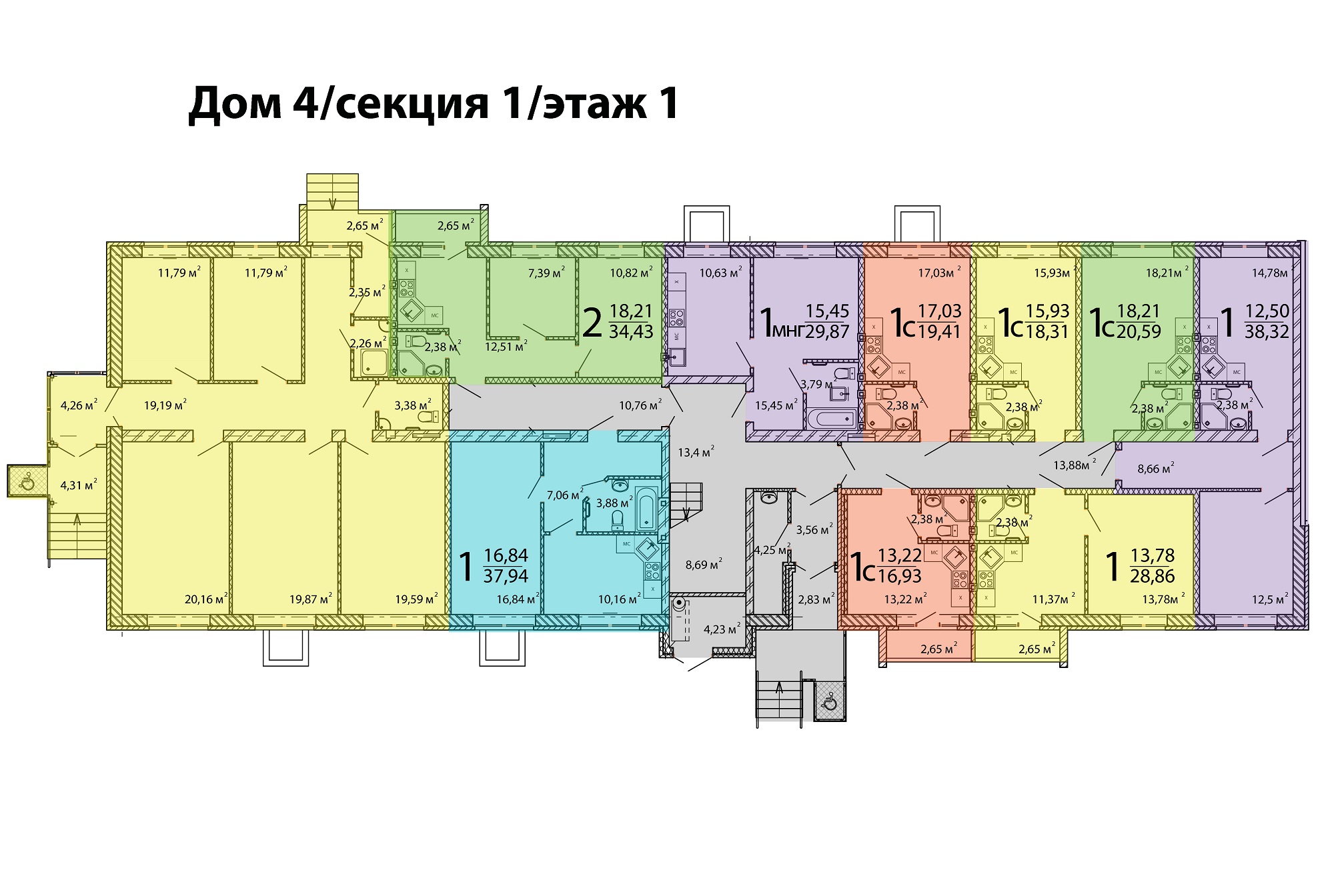 Жилой комплекс – Куба (Центральный р-н) – II очередь – СК Патриот