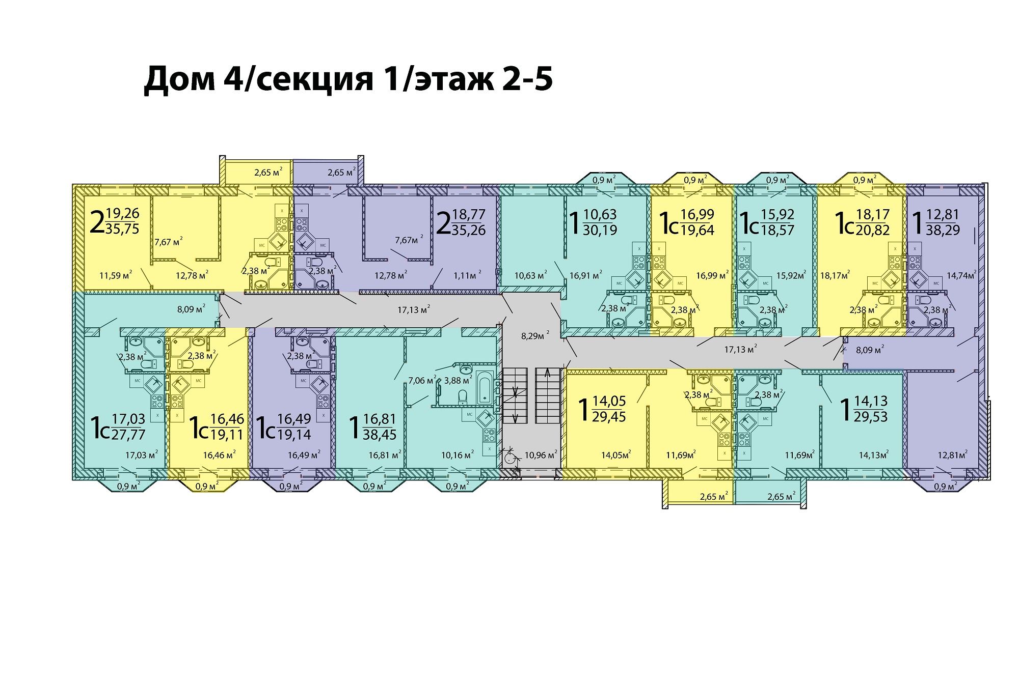 Жилой комплекс – Куба (Центральный р-н) – II очередь – СК Патриот